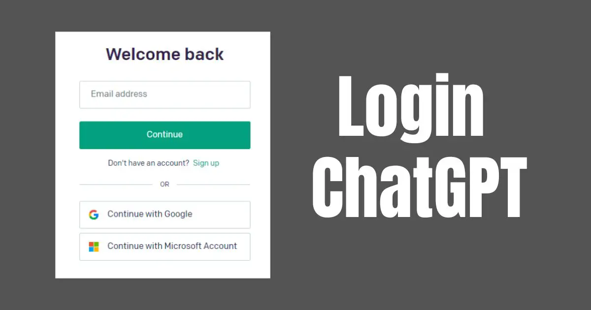 ChatGPT Login with Google